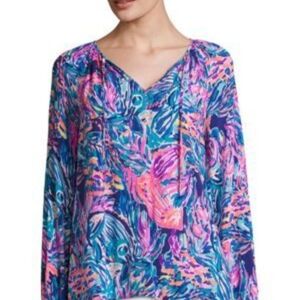 Lilly Pulitzer Willa Top Size XL